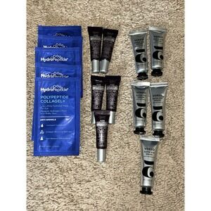 Five Sets Of Three Eye Cream And Masks Samples. Hydropeptide Kiehls Verso Serum